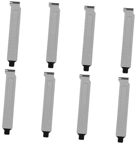 DOITOOL 8pezzi Copertura Slot Pci Vuoto in Duro di Pannello Slot Pci con Viti Inclusi Piastra di Copertura per Computer Desktop per di Espansione Non Utilizzati