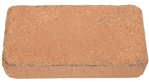 Toddmomy Terreau de Jardin Bloc Compressé 650g, Tourbe Organique de Fibre Végétale pour Plantation et Repiquage, Sol Nutritif pour Fleurs, Plantes et Semis en Pot, Substrat Hydratant