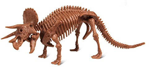 Dr Steve Hunters 91032BF Kit d'excavation de Dinosaures Tricératops 12 pièces Jouet éducatif Scientifique Oncle Milton, Multicolore