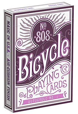 Bicycle Autocycle No. 1 Purple Playing Cards