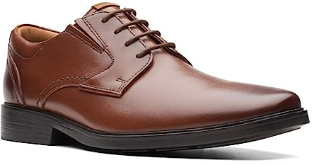 Clarks Clarkslite Low Oxford pour Homme, Marron Clair/Cuir, 42 EU