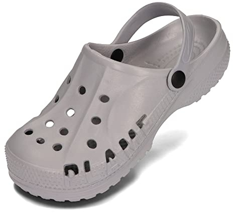 PLAME Zuecos Eva para Mujer Impermeables Zapatos de Jardín Muy Ligeros 36-41 EU