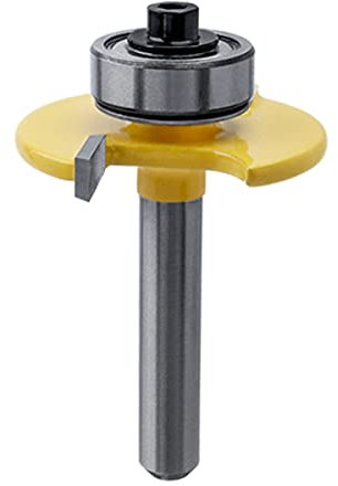 Bestgle 1/4 Inch Shank Router Bits Grooving Biscuit Joint Slot Cutter Woodworking Tools