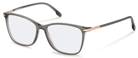 Rodenstock - Monturas de gafas de prescripción R5363 - Gris, oro rosa - Hombre, gris, oro rosa, 55
