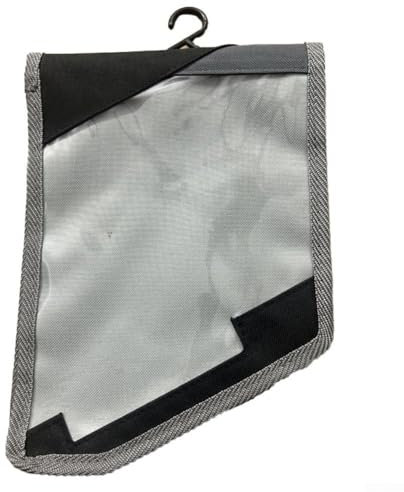 EpheyFIF Flossentasche für Surfbretter, Schwarz, Flossen-Geldbörse, Handtasche, Nylon-Flossen-Geldbörse für Surfbretter, ideale Aufbewahrungslösung für Schwanzrudertaschen (S)