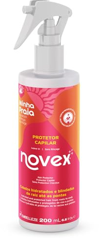 Novex My Beach Hair Protector Leave-In, Protezione dal calore per capelli, Idratazione e protezione dai danni di sole, sale e cloro - 200 ml