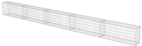 Emmtore Muro de gaviones Cubiertas Acero galvanizado 600x30x50 cm