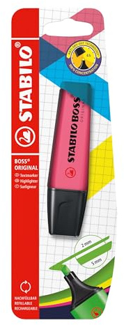 STABILO BOSS ORIGINAL - Highlighter - Pack of 1 - Pink