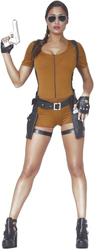 FIESTAS GUIRCA Croft Abenteuerin Kost?m f?r Damen