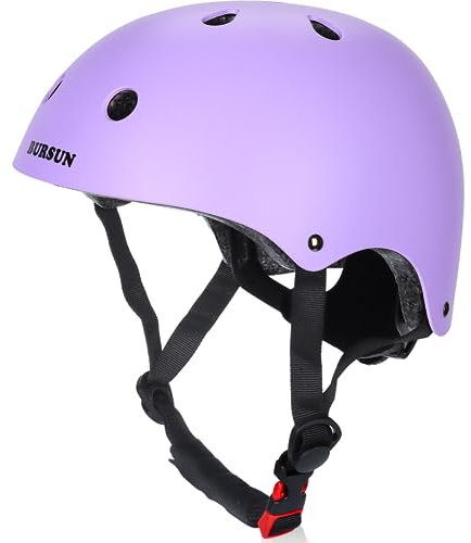 BURSUN Kinder Fahrradhelm Kinderhelm Skaterhelm für Alter 2-16 Jahre Jungen Mädchen, Kinderhelm für Fahrrad Roller Skateboard Scooter Roller Skating