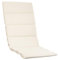KETTtex EXKLUSIV Comfort Plus Auflage Hochlehner Creme I Gartenstuhl Polster 120x50x5/3cm I KTH1 Sitzauflage weich & robust I Stuhlauflage UV-beständig I Dessin 2334