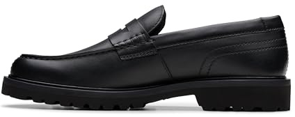 Clarks Berwick Lo Mens Black Leather, 11