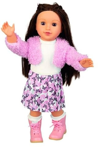 Besttoy - Stehpuppe - brünett - ca. 45 cm