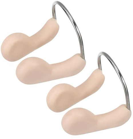 LAPYAPPE 2Stücke Schwimmende Nasenklammern Wasserdichter Nasenschutz für Erwachsene Komfortable und Wiederverwendbare Nasenclips für Schwimmunterricht und Wassersport