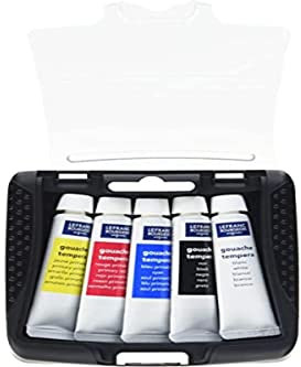 Lefranc Bourgeois Gouache Boite Pocket 5 Tubes de 10ml, Couleur Primaire