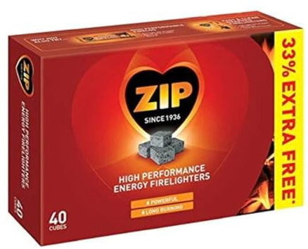 Zip Pack of 40 Firelighters