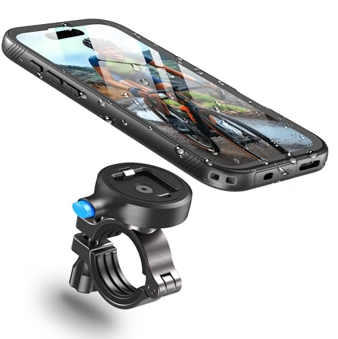 Cozycase 1s 1-Klick Vattentät Telefonhållare Cykel/MC För iPhone 13
