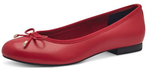 MARCO TOZZI Women's Damen Ballerinas 2-22137-42 Ballet Flat, red, 6 UK