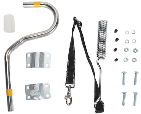 Greensen Correa para Perros de Bicicleta, Ejercicio de Correa para Bicicleta para Perros con Primavera Absorbente de Choque para Ejercicio Al Aire Libre en Bicicleta