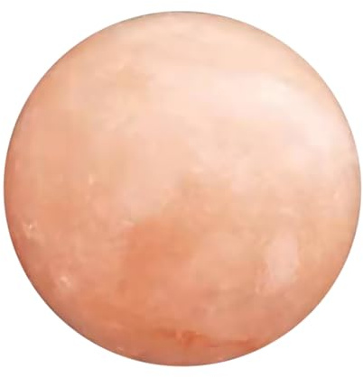 IMIKEYA Jabón Minerales Naturales en Bola Naranja de Sal Natural para Masaje y Exfoliación Adecuado para Spa y Rutina Detox Piel