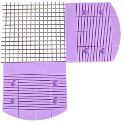 ifundom Set 2 Pezzi Pettini per Quilling in Acciaio Inossidabile Manico in Plastica Strumenti per Lavori di Carta Fai da Te e Tessitura Supporto per Cardatura Carta per Decorazioni
