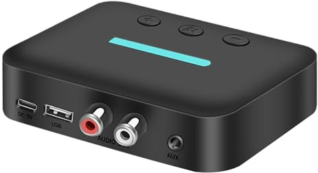 Generico Adaptador de coche inalámbrico | Reducción de ruido receptor Plug-and-Play – Radio de coche, para actualización estéreo de música, conducción, camión, salpicadero SUV