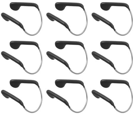 iplusmile Clip Nasali per Nuoto 10 Pezzi con Custodia, Tappi Nasali Antiscivolo in Metallo per Adulti, per Piscina, Surf e Immersioni, Kit Pratico per Sport Acquatici e Uso