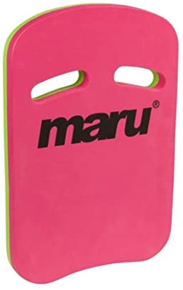MARU Two Grip Fitness Kickboard, Pink/Limettengrün, Einheitsgröße