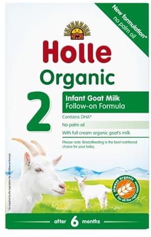 Holle Organic Infant Goat Milk Follow-on Formula 2, Pack of 6