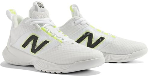 New Balance Women's FuelCell VB-01 Volleyball Shoe, White/Black/0, 11.5 M