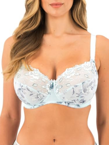 Fantasie Caroline Underwire Side Support Bra Full Coverage Bra, Mint, 75 F (Manufacturer Size: 34E) for Women