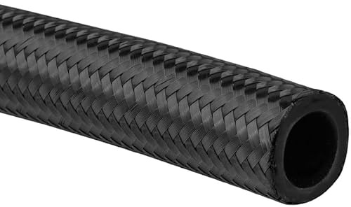 cyclingcolors tubo gasolina goma NBR reforzado con tejido trenzado manguera combustible coche moto tractor, Ø4 x 1m