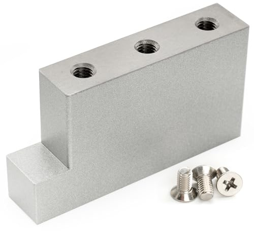 Musiclily Ultra 32 mm Solida Stål L-format Tremolo Block för Elgitarr Floyd Rose Tremolo