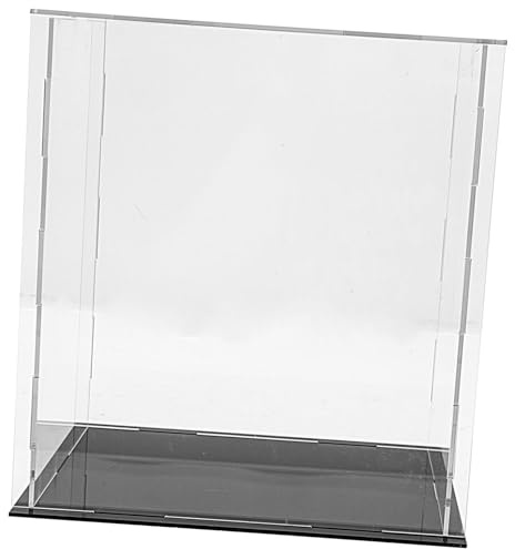 FUTUREORYY Vitrina para Modelos De Muñecas De Acrílico Transparente 17x13x20 Cm Caja para Guardar Figuras Protección contra Polvo Vitrina De Escritorio para Decoración y Almacenamiento