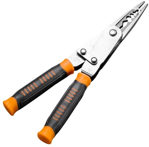 Spelafili Elettrici - Cesole 2 in 1,Cesoie Per Taglio Cavi | Per Elettricisti E Lavori Elettrici Per La Spellatura, Decappatura, Crimpatura E Rottura Di Fili E Cavi