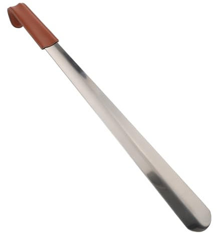 GALPADA Calzascarpe in Metalloossidabile lungo 52 CM, Design Ergonomico e Resistente, per Anziani e Utilizzo Domestico o Viaggio