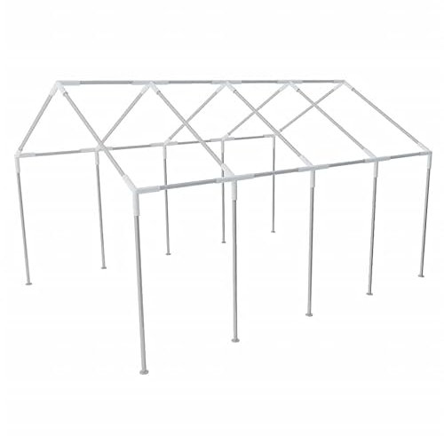 Pavillon Stahlgestell Partyzeltrahmen Zeltrahmen Gestell für Gardenzelt 8 x 4 m