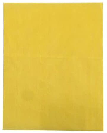 BWWNBY 100 papeles de transferencia de carbono para oficina en casa, papel de calco colorido, A4, papel de transferencia de color (amarillo)