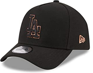 New Era Los Angeles Dodgers MLB Basecap 9Forty A-Frame Kappe verstellbar Baseball Snapback schwarz - One-Size