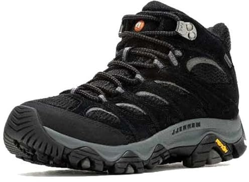 Merrell Moab 3 Mid GTX, Scarpe da Arrampicata Alta Donna, Black Grey, 42 EU