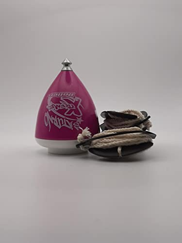 SPACE TROMPOS - Saturno Xtreme Roller, Color Morado, Incluye Cuerda