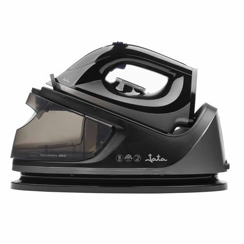 JATA JECP8523 - Centro Planchado con Suela cerámica. 2250 W. Vapor continuo 40-60 g/min. Antical. Vapor vertical. Llenado continuo. Capacidad: 1.1 L