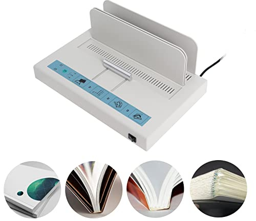 FUYAO Thermobindegerät, 500 Blatt Kapazität, Buchbindematerial, 110 V, Bindegerät, A3 (Kurze Kante)/A4/A5, Dokumenten-Wärmebinder