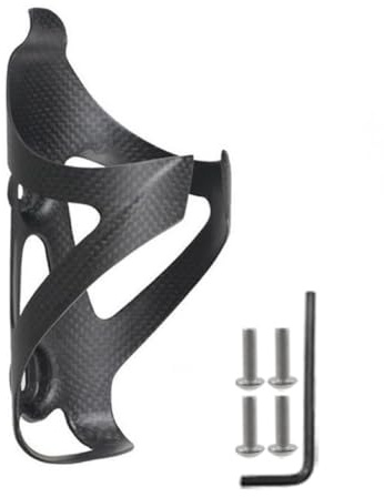 HOUSON Ultraleichter 3K-Carbonfaser-Fahrrad Trinkflaschenhalter, T700 Carbon Getränkehalter für Rennrad & Mountainbike Mattschwarz