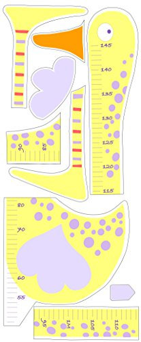 Messlatte Haftklebestreifen Riesige Gänse Relief
