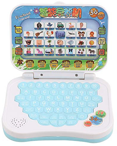 Cantar Y Aprender Juguete para Computadora Portátil para Niños, Bebés, Niños, Niños, Bilingüe, Educativo, Aprendizaje, Estudio, Juguete, Computadora Portátil, Juego