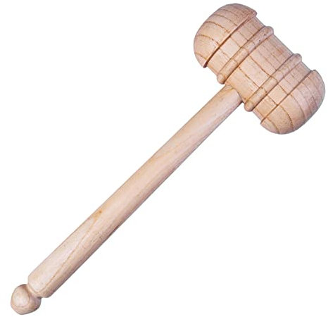 CA SPORTS Premium Cricket Bat Mallet | Ideal weight | Durable | Wooden Bat Knocking Mallet | Double Sided