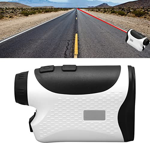 Jagd-Entfernungsmesser, weißer Teleskop-Entfernungsmesser, tragbare Höhenmessung USB-wiederaufladbarer Entfernungsmesser für Ballspiel