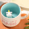 vatertag 3D Einhorn Tasse,Niedliche Tier Kaffee Tee Tasse,Abschluss, Geburtstag, Valentinstag, Muttertag, Ostern, Weihnachten, Geschenk für Frauen, Männer, Mutter, sie, Mädchen, Jungen