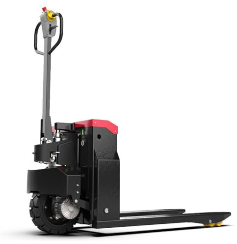 Cenz-888 Transpaleta eléctrica con batería de Litio Transpaleta clásica Capacidad de 6600 Libras Longitud de la Horquilla de 46 x 27 Mango multifunción